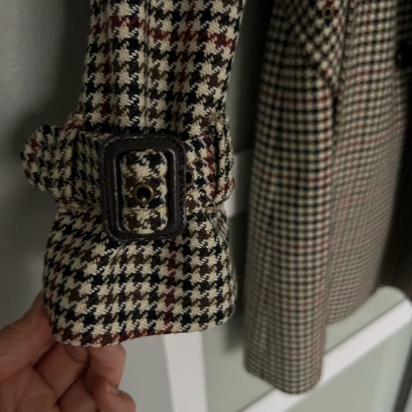 J Crew houndstooth coat size 2 - Picture 6 of 17